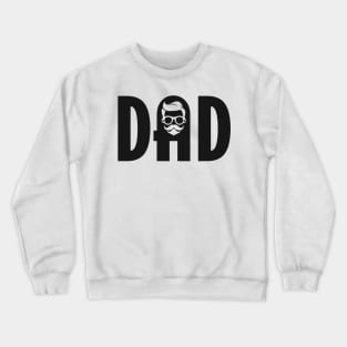 Dad Font Icon Logo Crewneck Sweatshirt